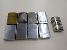 2430 ★ ジッポー ZIPPO 8点 ウィンドミル Windmill マルボロ ライター 1点 オイルライター おまとめ 中古 火花・着火未確認 ジャンク_画像1