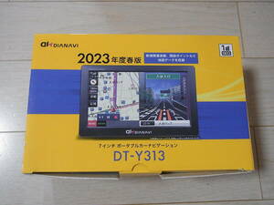 新品同様◇DIANAVI　ポータブルカーナビゲーション　DT-Y313　2023年度春版