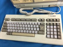 ★１２―０３６★デスクトップパソコン　NEC PC-8800シリーズ PC-8801mkⅡFR 本体とキーボードのみ 現状ジャンク品 通電のみ確認[140]_画像5