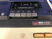 ★１４―０６４★パーソナルコンピューター　SHARP/シャープ MZ-731 通電確認済 パソコン 昭和レトロ コネクタ ビンテージ[140]_画像3