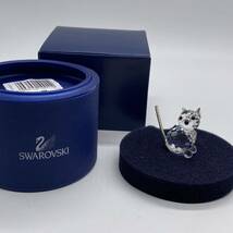 箱付き　SWAROVSKI スワロフスキー 置物　ネコ　ねこ　猫　no.91_画像1