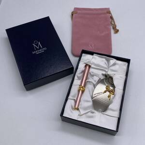 MIKIMOTO　ミキモト ギフトセット　リップブラシ　ミラー　ピンク　ベビーパール付き　no.92