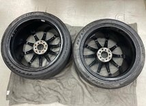 【1000円売り切り】CST ZERO-1 HYPER-X SHIBATA REVIMAX R23 265/35ZR18 18x9.5J+23 PCD114.3 2本 　K_画像4