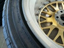 【￥1000円売り切り】 【中古品】【引取り歓迎】BBS　LM090 PCD100 5H 17インチ 7.5J +48 ゴールド ４本セット o_画像5