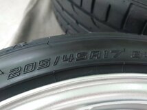 【￥1000円売り切り】【引取り歓迎】マルカサービス A-TECH PCD114.3 5H １７インチ ７J +50 ダンロップ DREZZA Z3 DZ102 205/40R17　４本_画像2