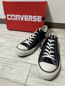 【新品】 CONVERSE ALL STAR レザー ネイビー 29cm コンバース スニーカー ALLSTAR コンバースオールスター 