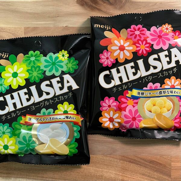 CHELSEA チェルシー ヨーグルトスカッチ バタースカッチ 2袋 飴　明治チェルシー