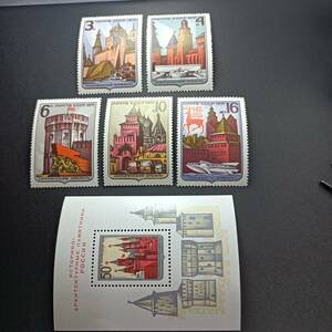 ★ ロシア　未使用 切手　1971年 6種完？ ☆小型シート含む ★並以上かと思います。