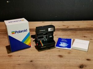 【陵】h86ub34r　未使用 Polaroid Supercolor 635CL ポラロイド カメラ　・光学機器・　検索) デッドストック インスタントカメラ ストロボ