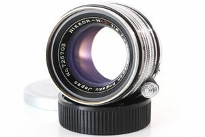 日本光学 Nikkor H.C. 5cm F/2 黒帯 Leica Lマウントレンズ 単焦点 オールドレンズ