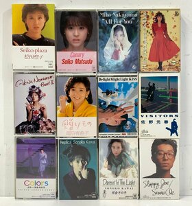 【カセットテープ】邦楽 12本まとめて 松田聖子 中山美穂 河合その子 中森明菜 岡田有希子 松任谷由実 大江千里 佐野元春 □