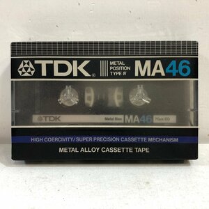 【未開封】メタルカセットテープ TDK METAL POSITION MA46 メタルポジション TYPE Ⅳ 生テープ ▲店