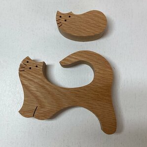 小黒三郎 U-PLAN おんぶねこ 猫 組み木 木のおもちゃの画像4