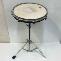 Pearl プラクティスパッド 14インチ スタンド付き ※ゴム脚1点欠品 パール ドラムトレーニングパッド 練習パッド ※引取り可 □_画像1