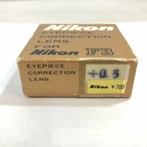 【未使用】ニコン Nikon F3 アイレベル アイピース 接眼補助 +0.5 視度修正レンズ EYEPIECE 日本製 ▲_画像4