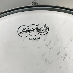 Ludwig スネアドラム WEATHER MASTER 14x6.5インチ ラディック ウッドシェル 金属部サビほぼなし ソフトケース付き ◆の画像3