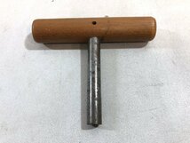 【まとめて 4個】ハープ用　T型チューニングレンチ、ハンマー TUNING WRENCH HAMMER 木目・黒 詳細不明 ▲_画像3