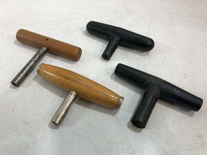 [ together 4 piece ] harp for T type tuning wrench, Hammer TUNING WRENCH HAMMER wood grain * black details unknown ^
