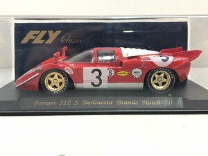 【未開封ミニカー】FLY 1/32 フェラーリ 512S ベルリネッタ Brands Hatch 1970 フライ スロットカー FERRARI ▲