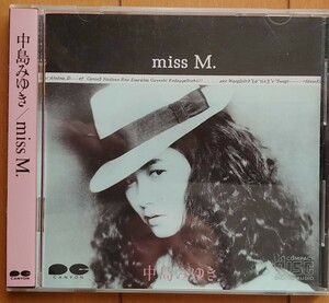 中島みゆき☆「miss M.」発表当時のCD 帯付き美品　CANYON D32A0131