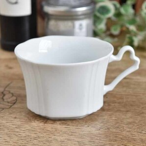 【白い食器】 とってが素敵！デザートカップ・スープカップ マグカップ 5個組 （複数落札可能）陶磁器の画像3