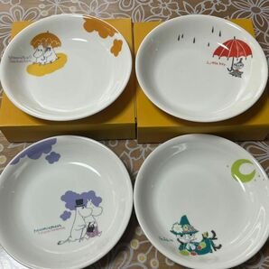 yamaka ムーミン　お皿　キッチン　カレー皿　パスタ皿　4枚セット　食器セット