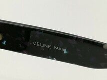 CELINE セリーヌ サングラス サークルロゴ ブラック ゴールド金具 黒_画像6