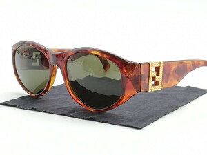 FENDI Fendi солнцезащитные очки Zucca FS289 Brown Gold металлические принадлежности 