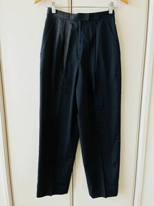 H7051cc Leilian Leilian 9(M size ) tapered pants black lady's old clothes slacks pants tuck pants 