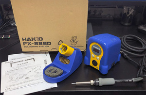 美品 完動品 白光 HAKKO FX-888D ステーションはんだこて デジタル温度制御 温度調整 ハンダごて