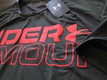 【既決USA】アンダーアーマー ★ UNDER ARMOUR@完売胸元&背中【UNDER ARMOUR】ロゴ入半袖【UA Men's Tech 2.0 Wordmark T-Shirt】Grey@@2XL_画像10