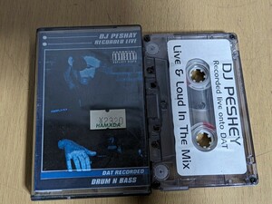 カセットテープ MIXTAPE/DJ PESHEY ペシェイ/Recorded live onto DAT Live&Loud In The Mix/ミックステープ