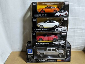 まとめ ほぼ未開封 ラジコンカー/レクサス ポルシェ GT-R GMC/まとめ売り RC