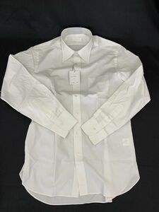 SALE セール 60％OFF 日本製 新品未使用品 白色 綿100％ メンズ 長袖 ワイシャツ カジュアルシャツ シャツ Lサイズ シンプル D-997 146