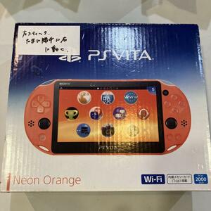 電源〇　PlayStation Vita Wi-Fiモデル 赤/黒 (PCH-2000)　中古品 本体 PCH-2000 Sony ps vita 