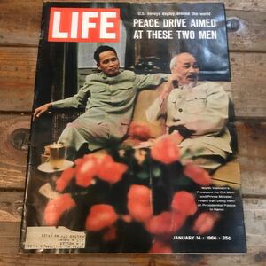 LIFE ライフ　ヴィンテージ雑誌　アメリカ雑誌　1966年製　ライフ誌　ポスター　レトロ