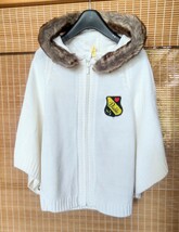 ★Diableディアブル　ファー付き　ニットポンチョ　Ｌ（160cm）超美品★_画像3