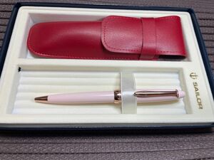 SAILOR ファシーネBPボールペン(ピンク) ペンケース、箱付き