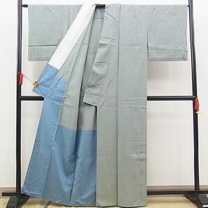 平和屋野田店■上質な紬 色無地 豆がら茶色 逸品 n-hv3936の画像2