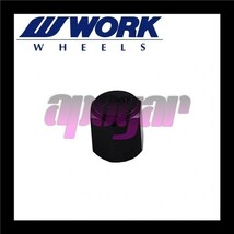 WORKAVC-BK WORK(ワーク) ホイール エアバルブキャップ ブラック/黒 4個セット(1台分) 送料無料/追跡付き_画像4