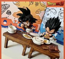 ドラゴンボール　孫悟空　ベジータ　大食いver. 　8.5cm フィギュア　レア　新品未使用　海外限定　希少　2体セット_画像7