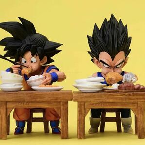 ドラゴンボール 孫悟空 ベジータ 大食いver.  8.5cm フィギュア レア 新品未使用 海外限定 希少 2体セットの画像1