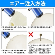 涙型 ボートフェンダー 白/黒 Φ380mm×300mm [ホワイト] ブイ 浮き しずく型 ボート 船 エアー フェンダー ガード ヨット_画像3