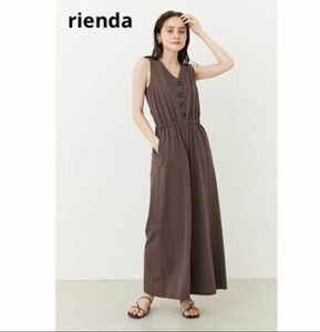 【美品】rienda リエンダ オールインワン パンツ サロペット フリーサイズ