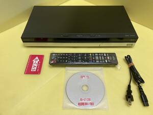 SHARP シャープ BDレコーダー BD-UT1200 3番組同時録画 HDDは交換新古品1TB(使用時間0h/3回) 整備済完全動作品(1ヶ月保証)