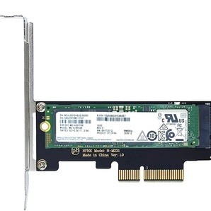 2セット PCIe PCIExpress x4 M.2（NGFF）NVMe SSD 変換アダプタ 未使用 Gen3 Gen4対応 標準ブラケット（フルハイト）用の画像4