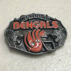 【NFL Official Licensed Product Backle バックル Cincinnati BENGALS シンシナティ ベンガルズ】ネコポス