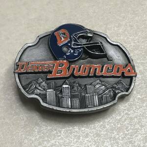 【NFL Official Licensed Product Backle バックル Denver Broncos デンバー ブロンコス】ネコポス