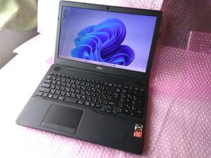 富士通 LIFEBOOK AH43/D3 Ryzen 3 2300U/8GB/SSD 160GB/DVD/15.6インチ/Win11