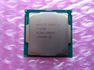 Intel Core i7-8700 3.2GHz/SR3QS/6C12T/TDP65W/Coffee Lake/LGA1151(Intel第8世代)